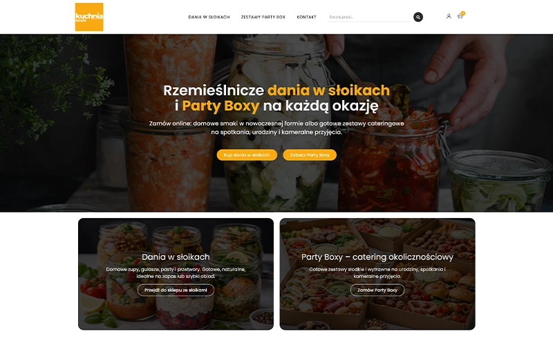 Realizacja sklepu internetowego – Kuchnia Sztuki