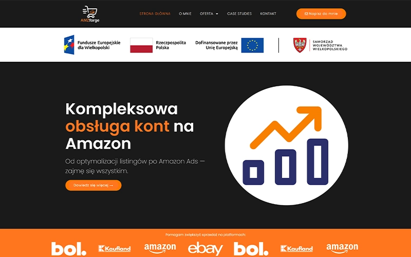 Realizacja strony internetowej – AMZ Forge obsługa Amazon