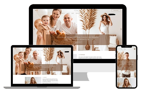 Strona internetowa dla fotografa — Modern Creative