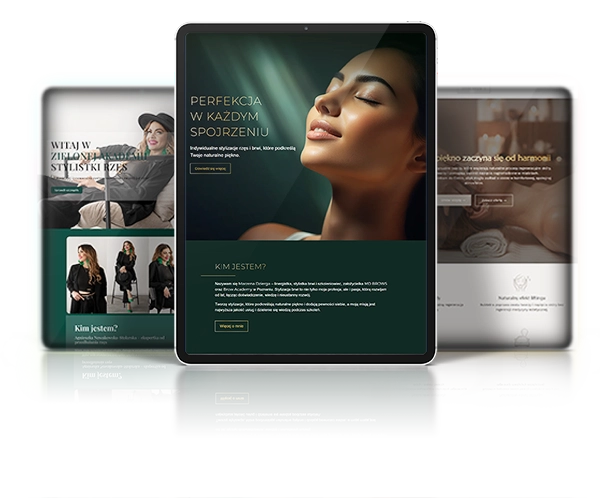 Strona internetowa dla salonu beauty — Modern Creative