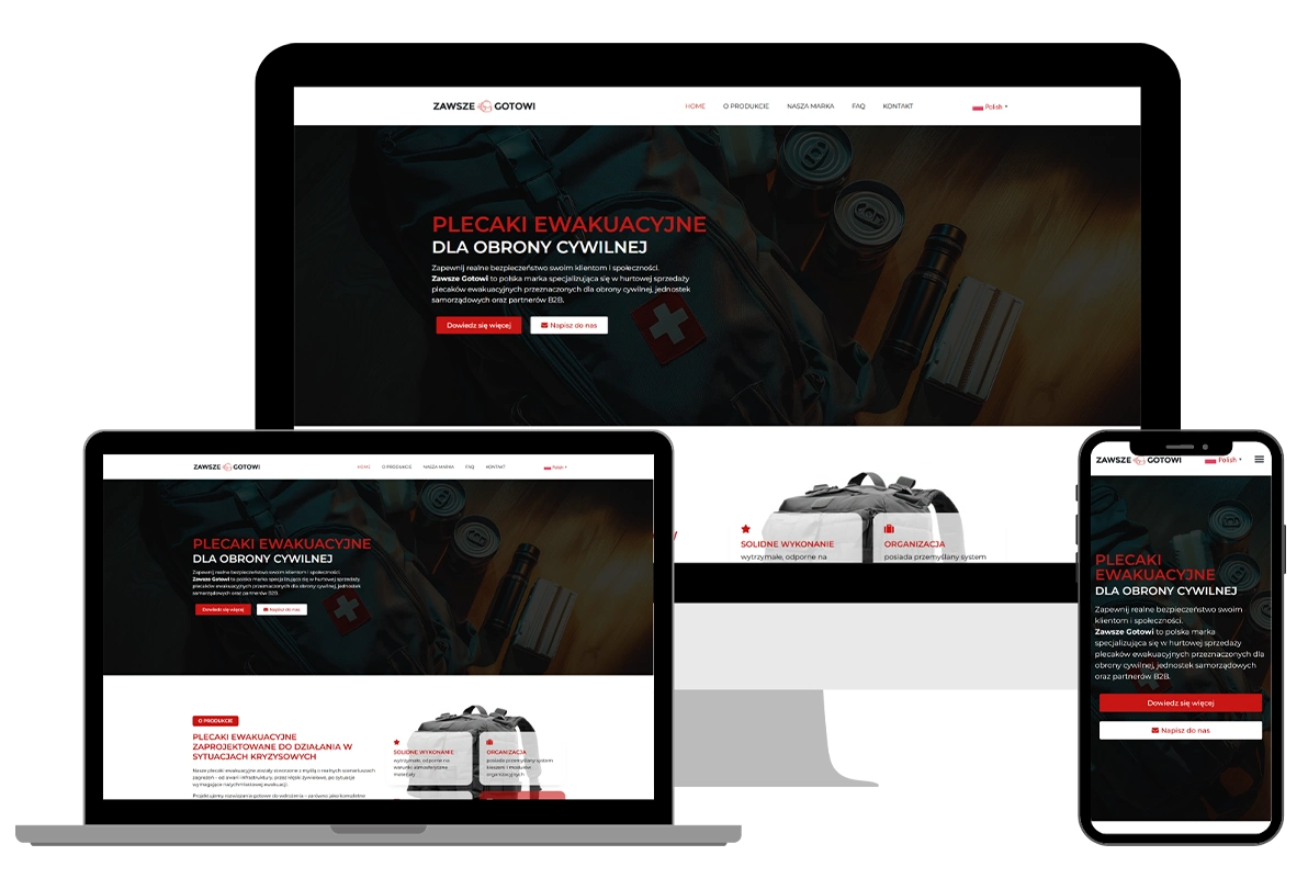Strony internetowe Pruszków — Modern Creative