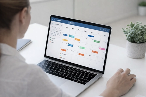 System rezerwacji online — kalendarz wizyt na stronie internetowej