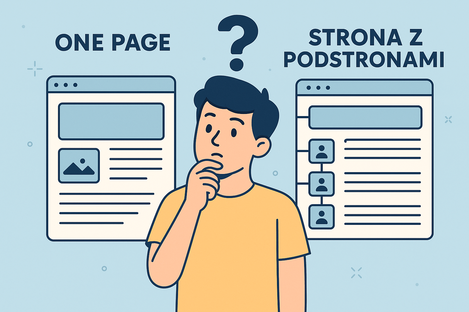 one page czy rozbudowana strona