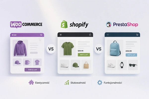 Porównanie WooCommerce, Shopify i PrestaShop dla sklepów internetowych